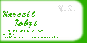 marcell kobzi business card